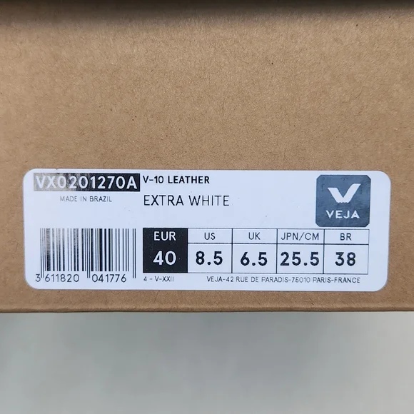 Veja V-10 Leather Sneakers - Picture 16 of 16